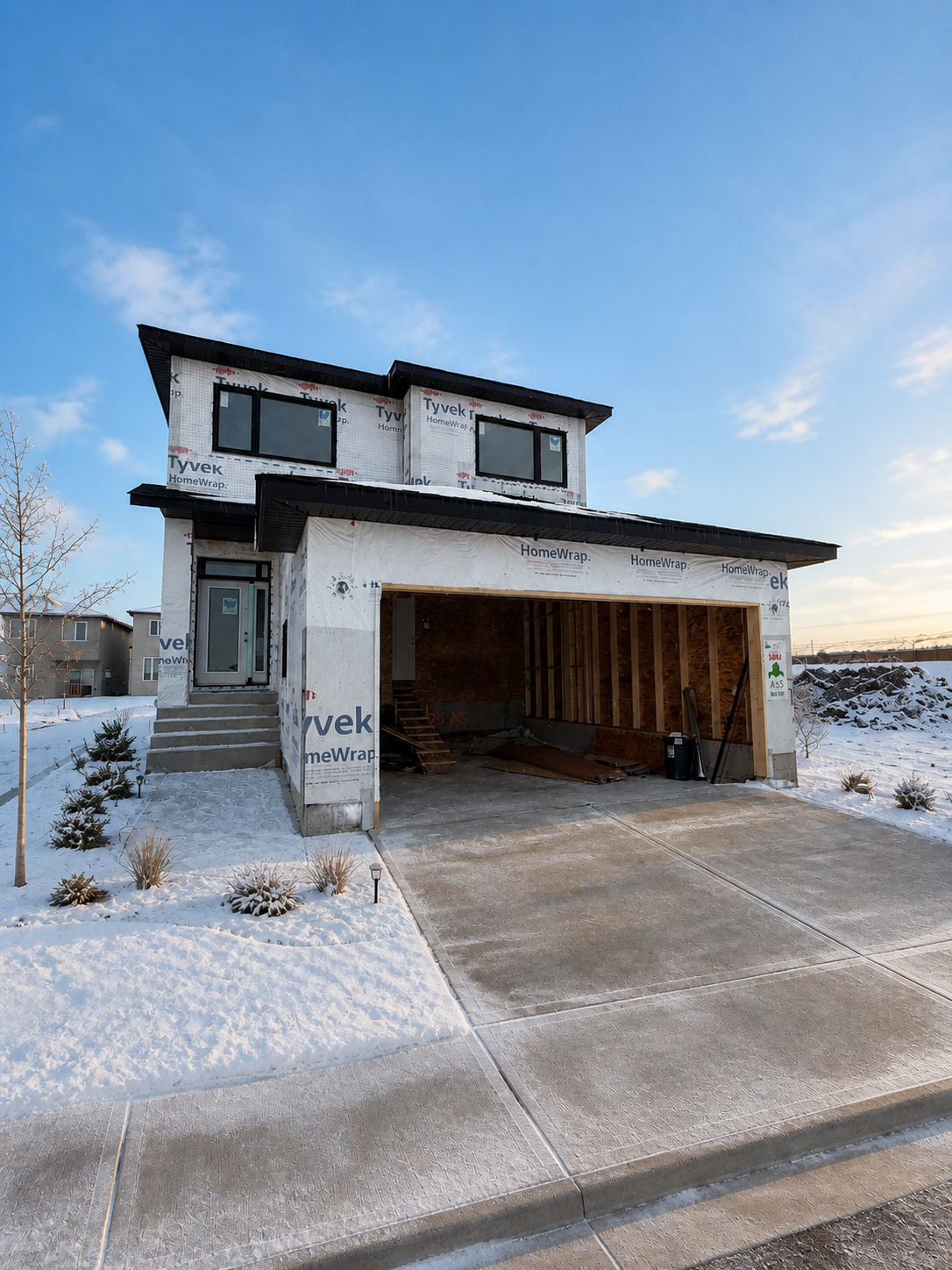 Tyvek HomeWrap installation