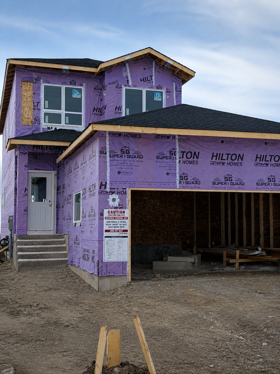 Superguard wrapped home